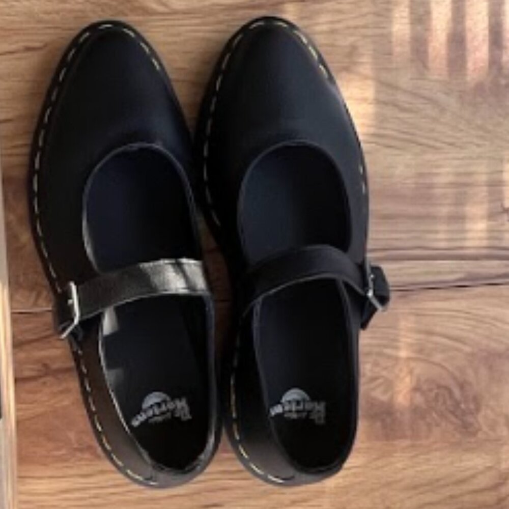 Dr Martens BRAND-NEW Elphie Virginia Leather Mary Jane Shoes Women's Sz 7